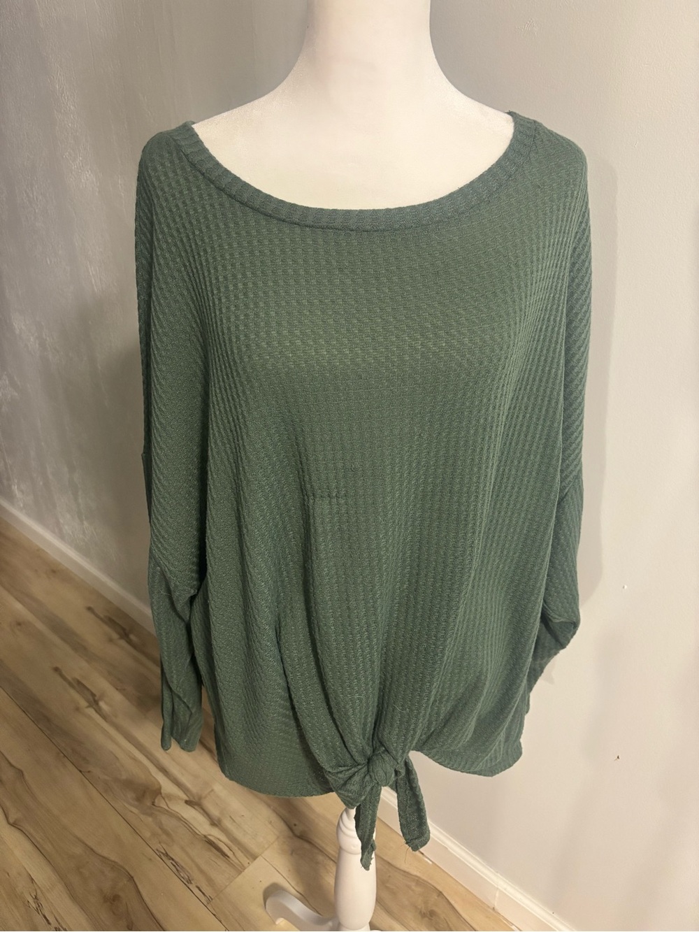Olivia Sky Knit Top in Sage